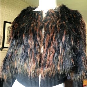 Cynthia Vincent faux fur jacket 🔥🔥🔥